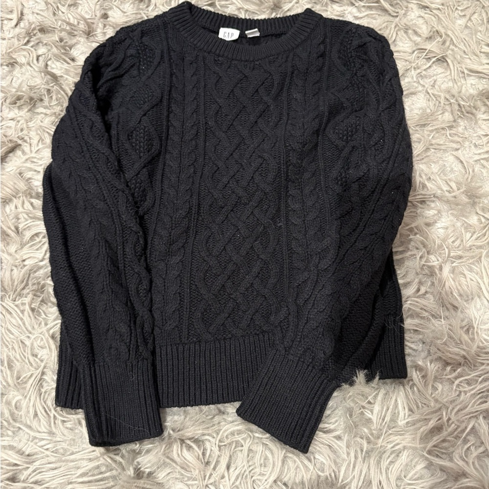 GAP Kids Black Knit Sweater